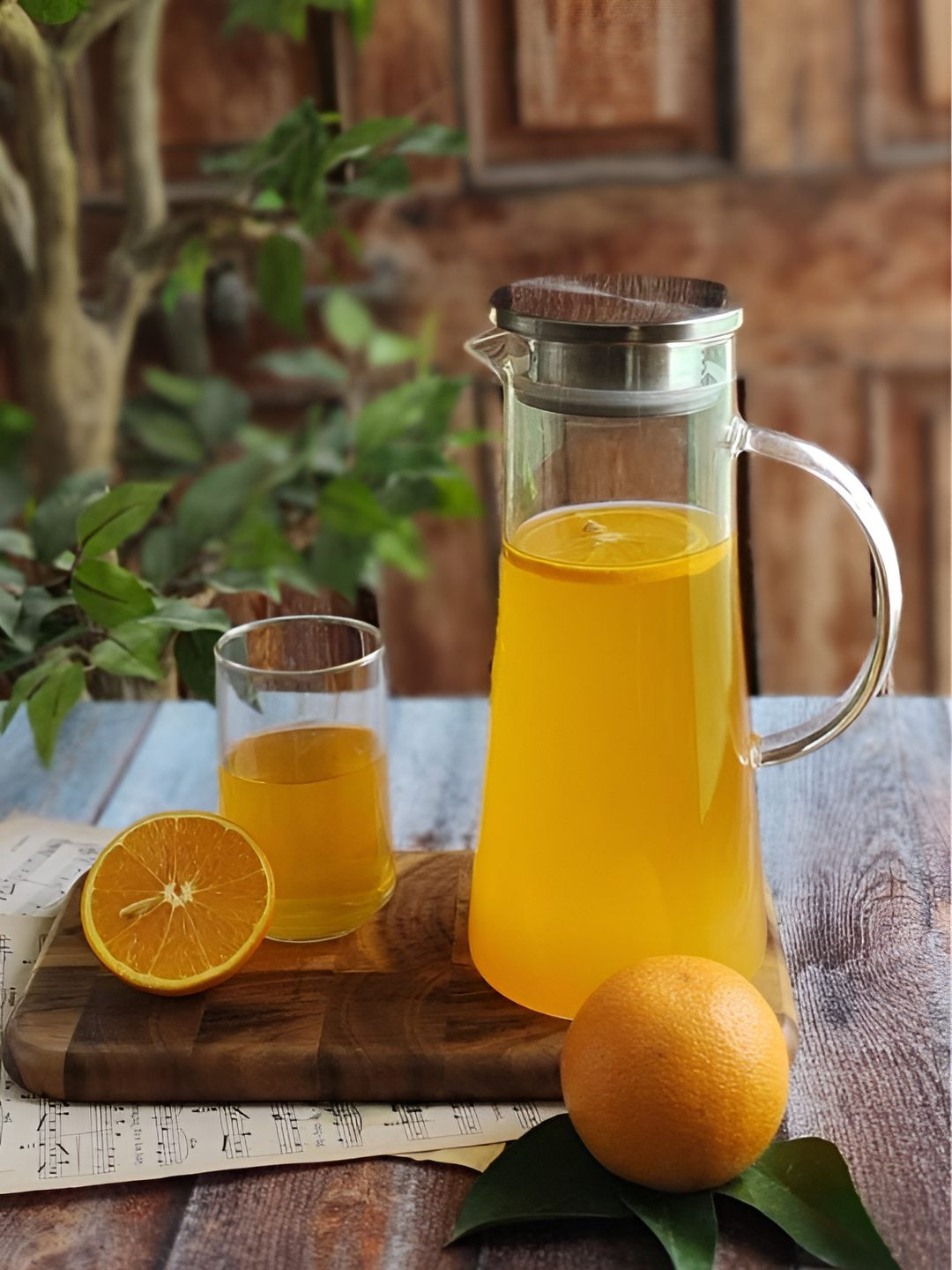 NATURALLYOURS 1500 ML Glass Pitcher