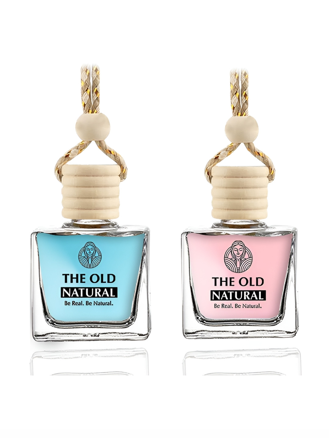 The Old Natural Blue & Pink 2 Pieces Sandalwood & Mystic Berry Air Freshener -10 ml