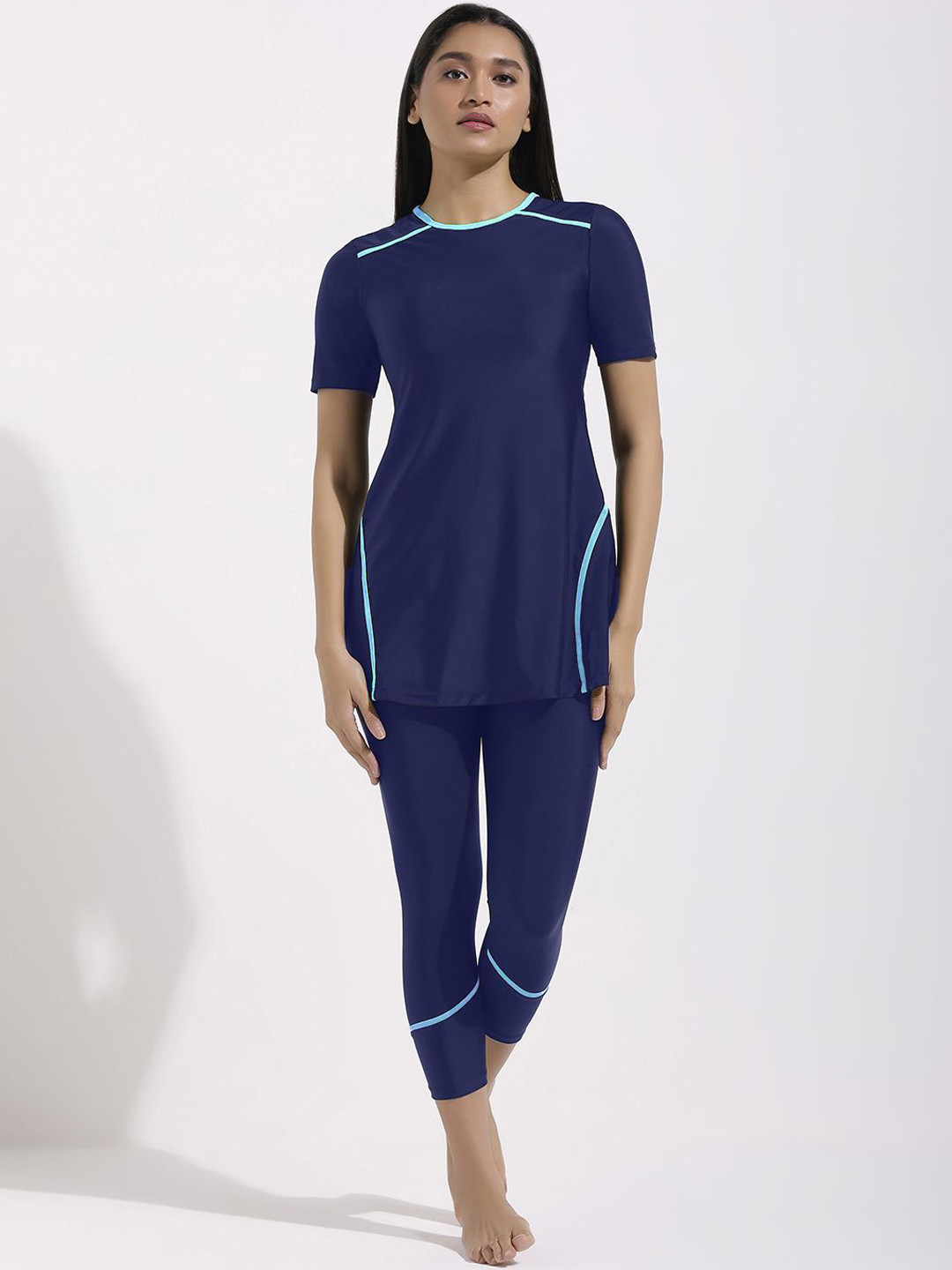 LYCOT Women 2 Piece Swimsuit Set  - 1 Swim Top and 1 Swim Leggings