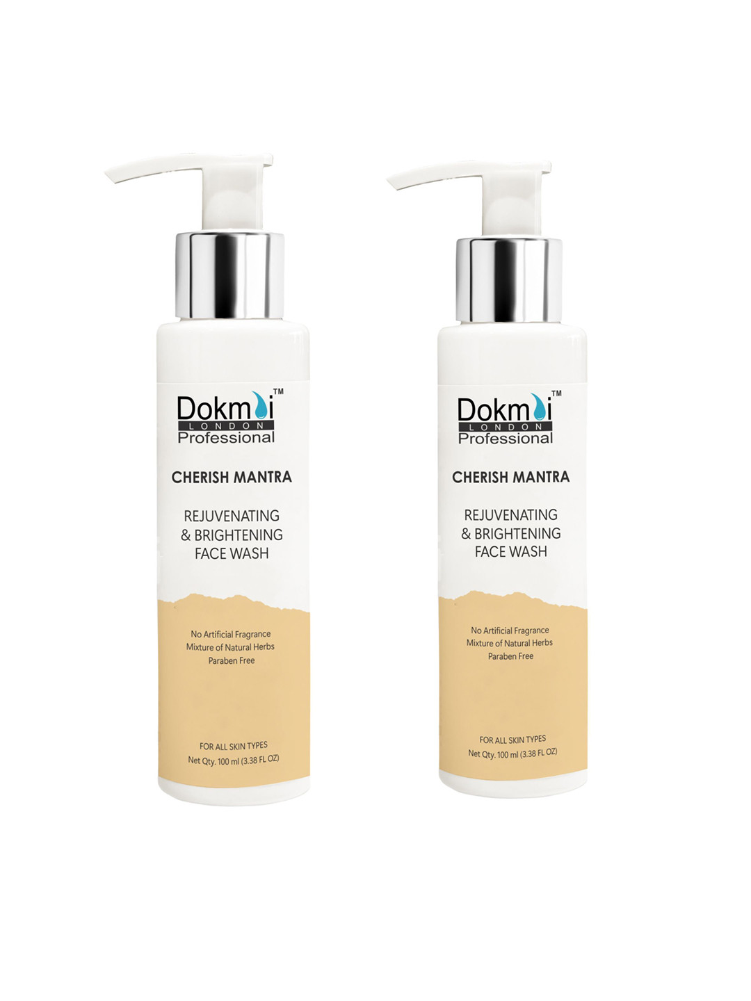 Dokmai London Set of 2 Professional Cherish Mantra Face Wash - 100 ml Each