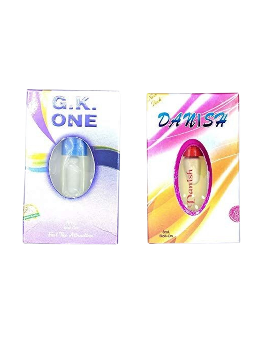 RAVIOUR LIFESTYLE Set Of 2 Danish & G.K One Alcohol-Free Roll On Attar - 8 ml Each