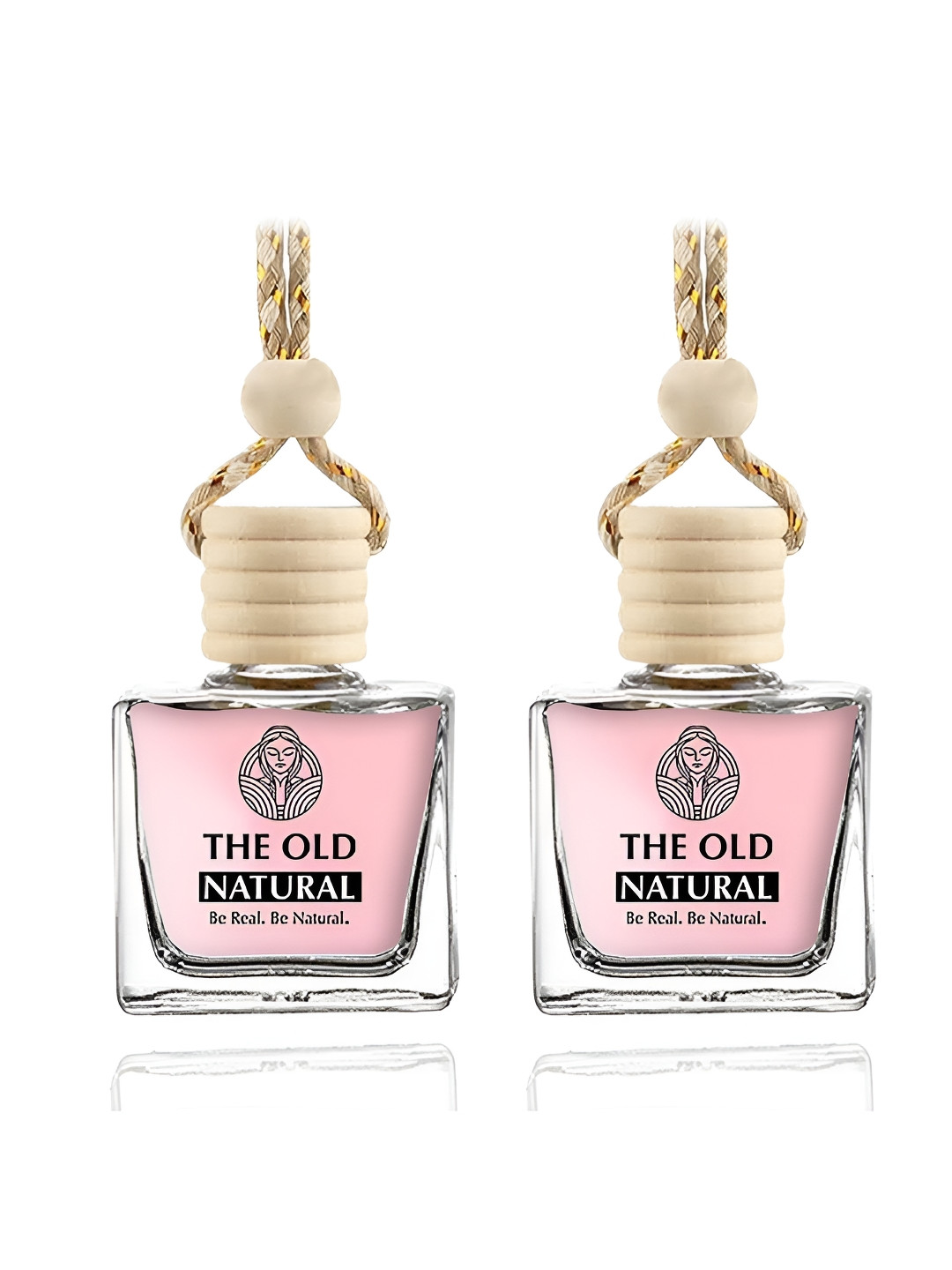 The Old Natural Pink Set Of 2 Moods Car Freshener - 10 ml Each