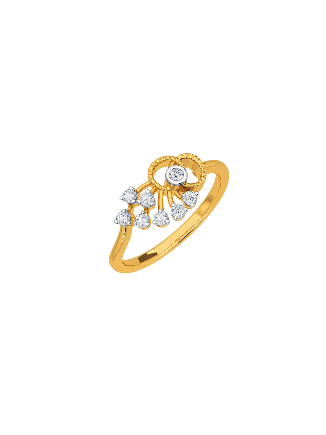 KISNA DIAMOND AND GOLD JEWELLERY14KT Finger Ring Diamond