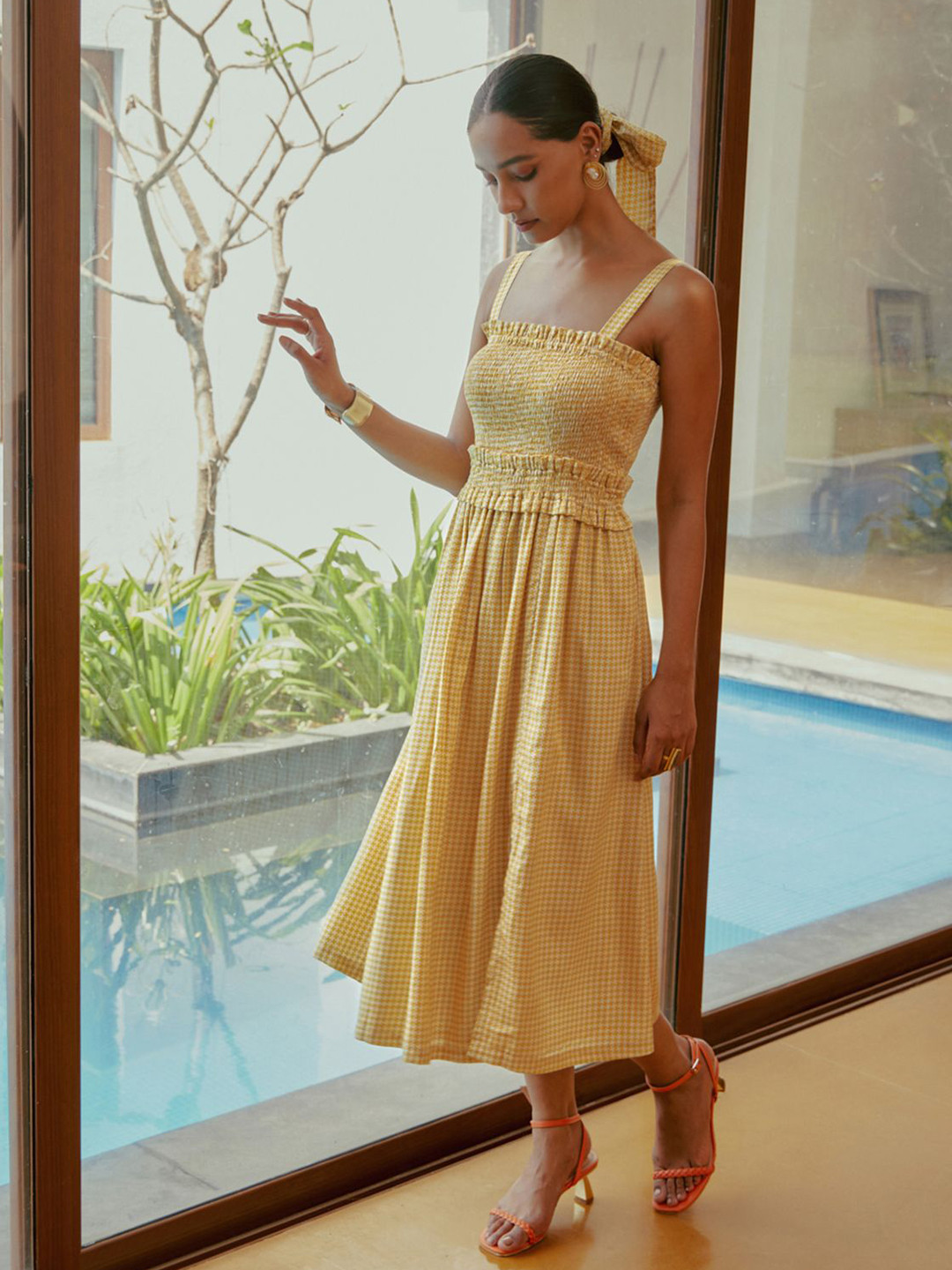 tara and i Women Fit and Flare Midi Dress