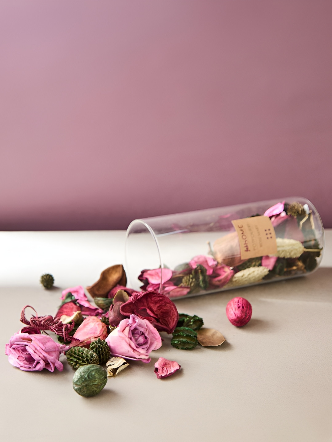 Fabindia Pink & Green Dried Flowers Sughandh Potpourri