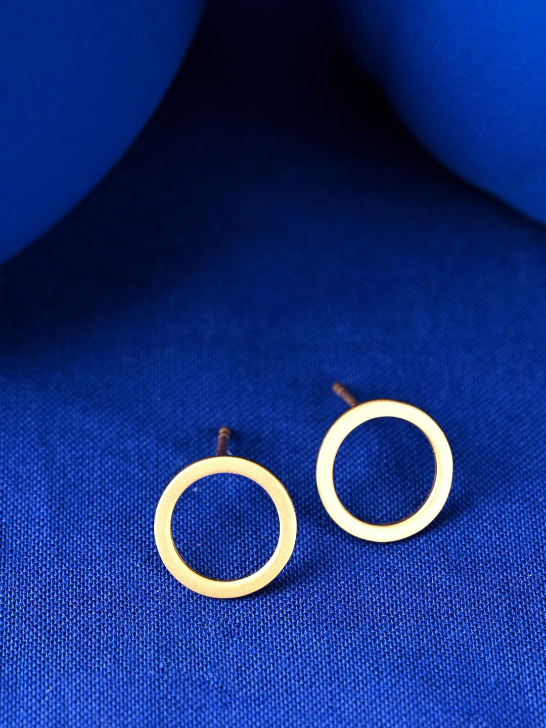 Clara 925 Sterling Silver Gold-Plated Noa Geometric Drop Earrings