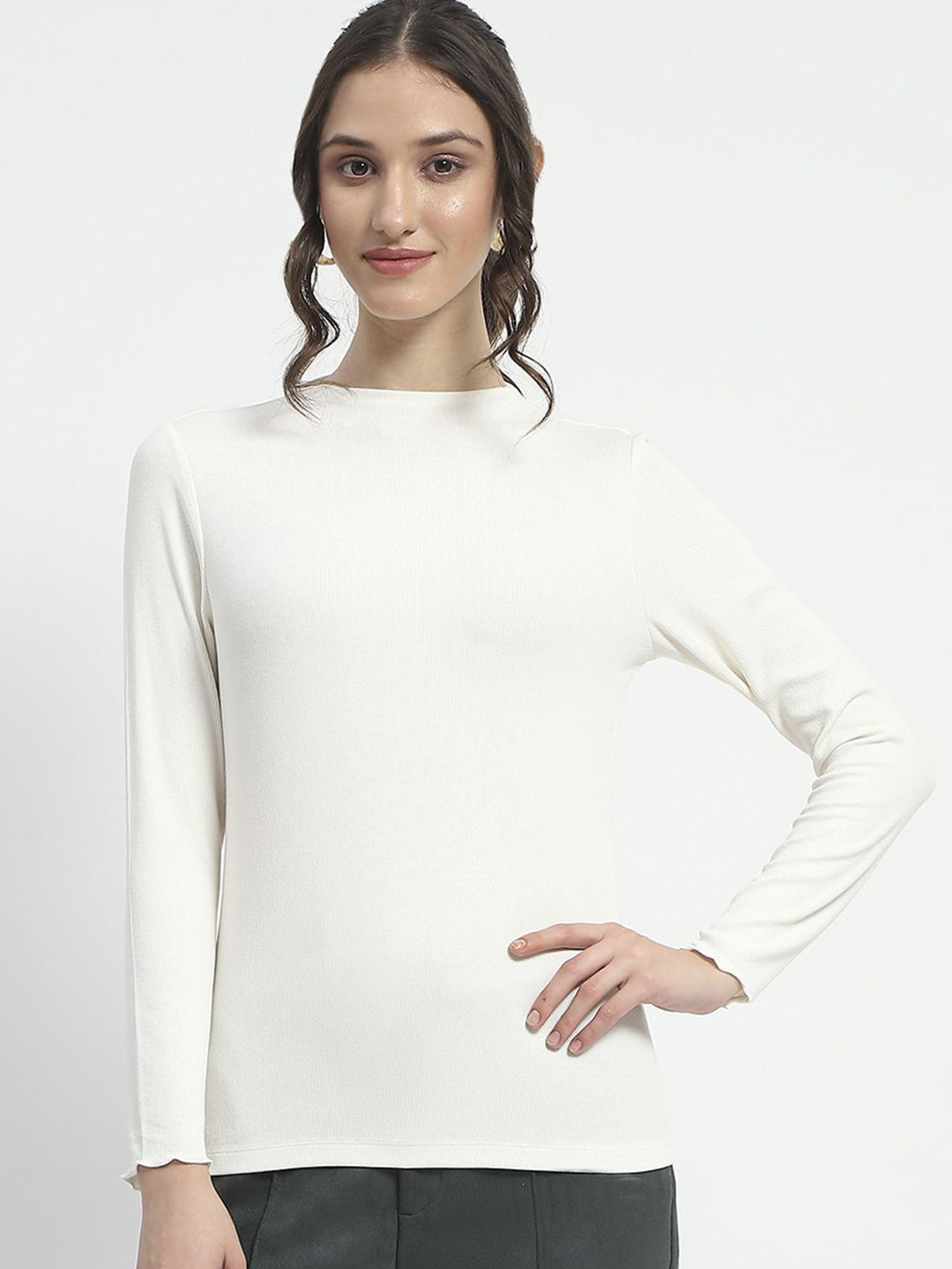 Madame Women Round Neck Top