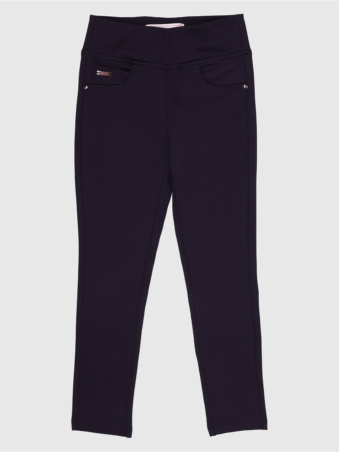 Albion By CnM Girls Solid Slim Fit Jeggings