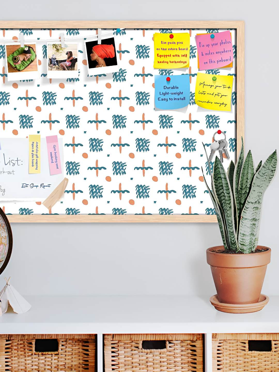 ArtzFolio Wooden Notice Pin Board