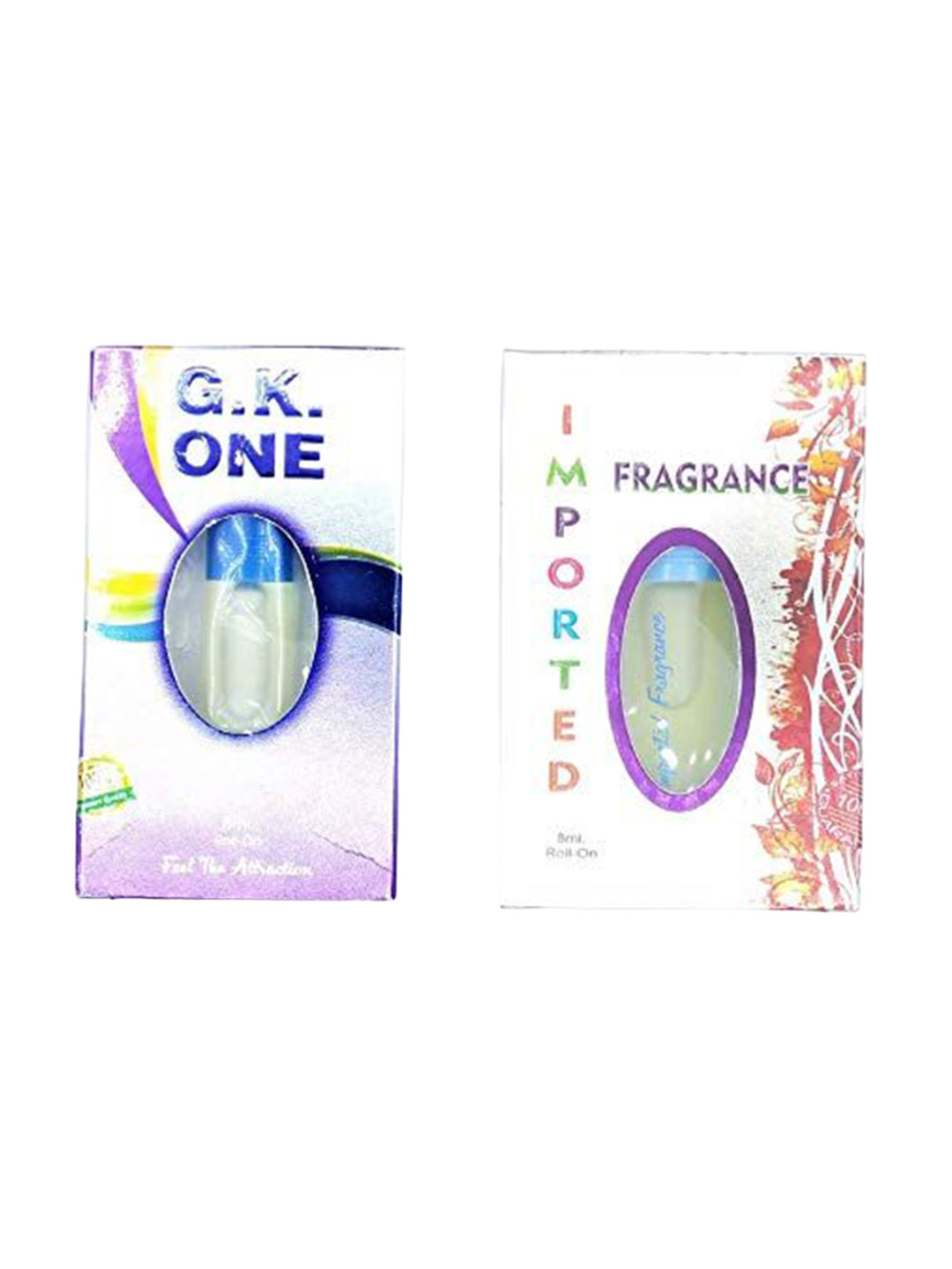 RAVIOUR LIFESTYLE Set Of 2 G.K One & Imported Non-Alcoholic Roll On Attar - 8 ml Each