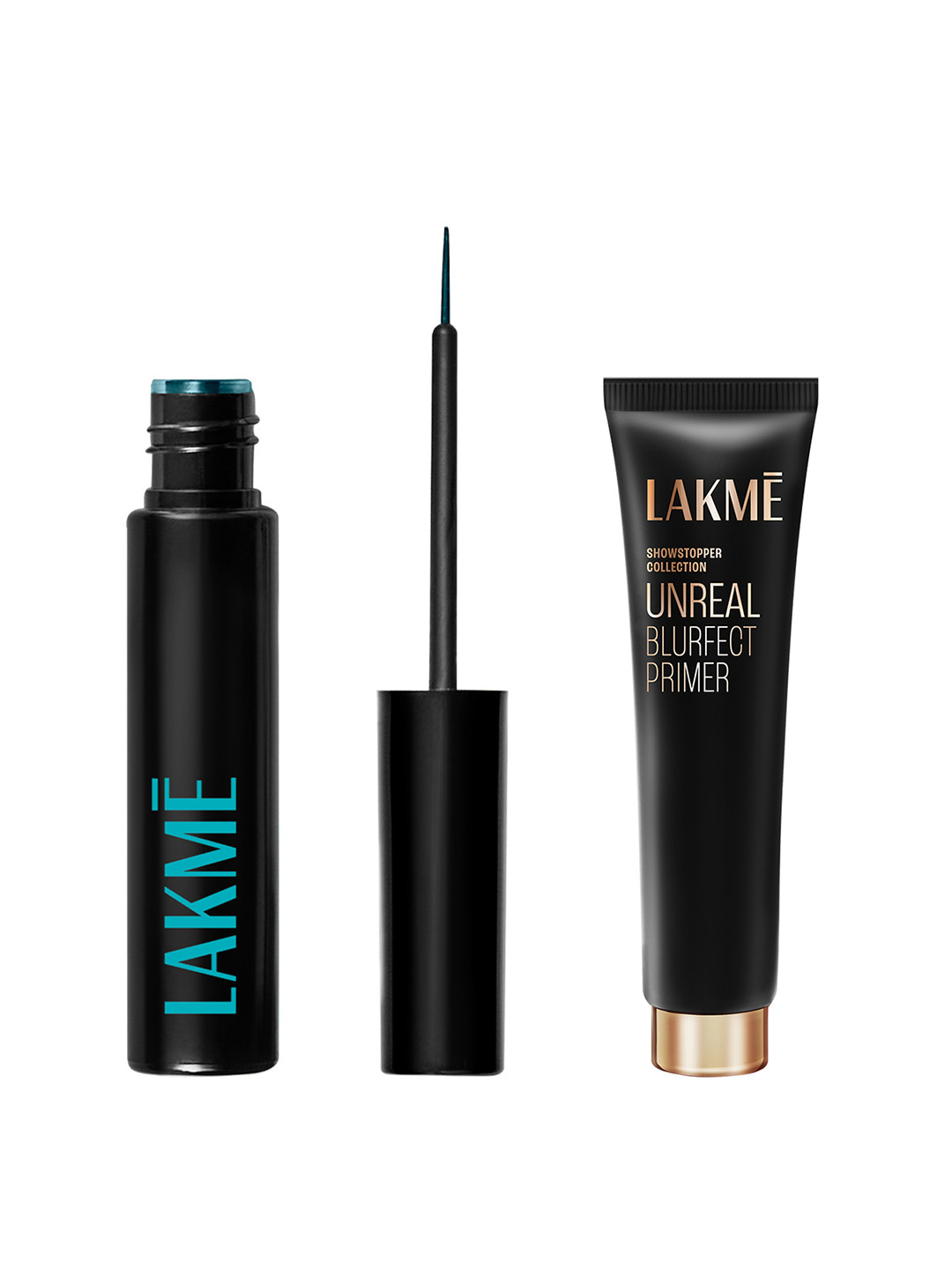 Lakme Set Of Showstopper Blurfect Primer & Eyeconic Liquid Eyeliner - 10g + 4.5ml