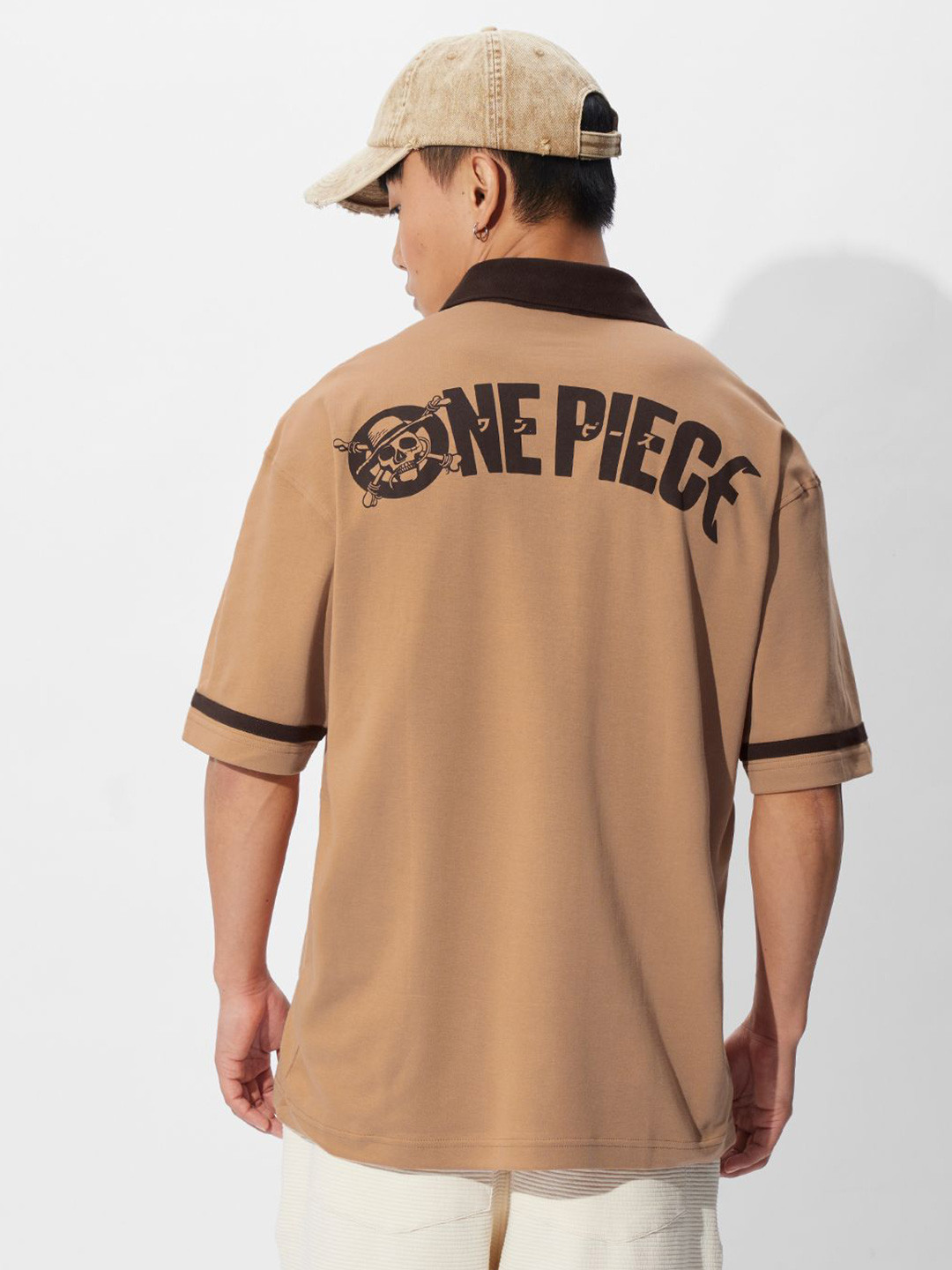 The Souled Store Official Men One Piece: Pirates Multicolor Oversized Fit Polos