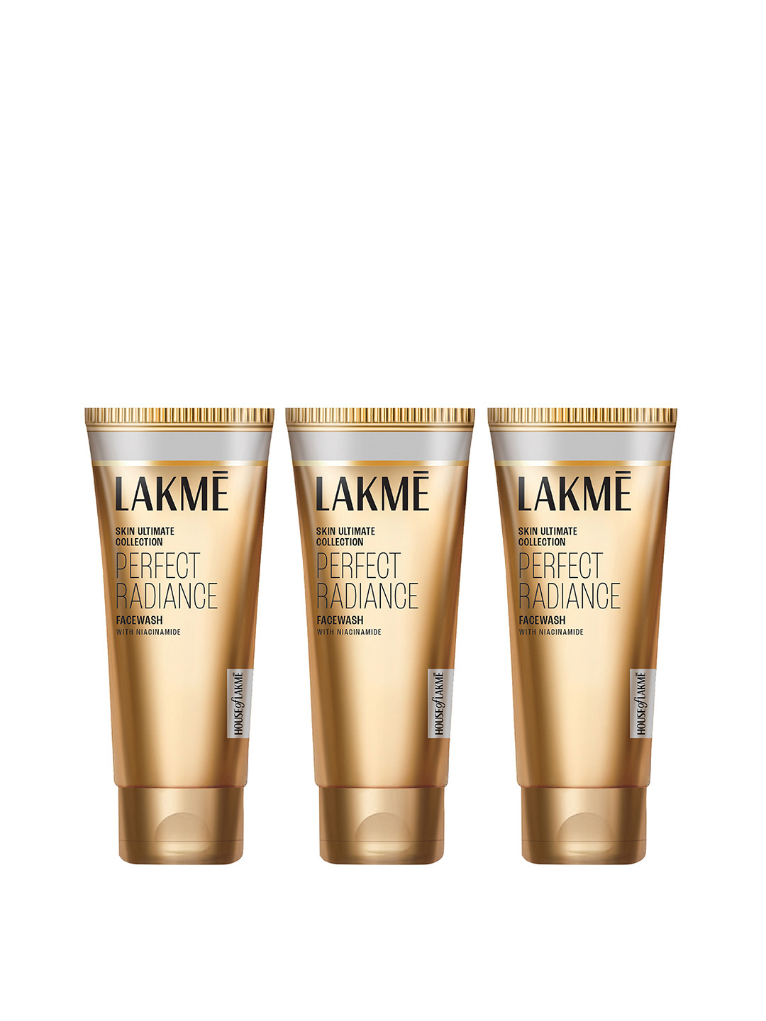 Lakme Set Of 3 Perfect Radiance Intense Brightening Facewash With Niacinamide - 100g Each
