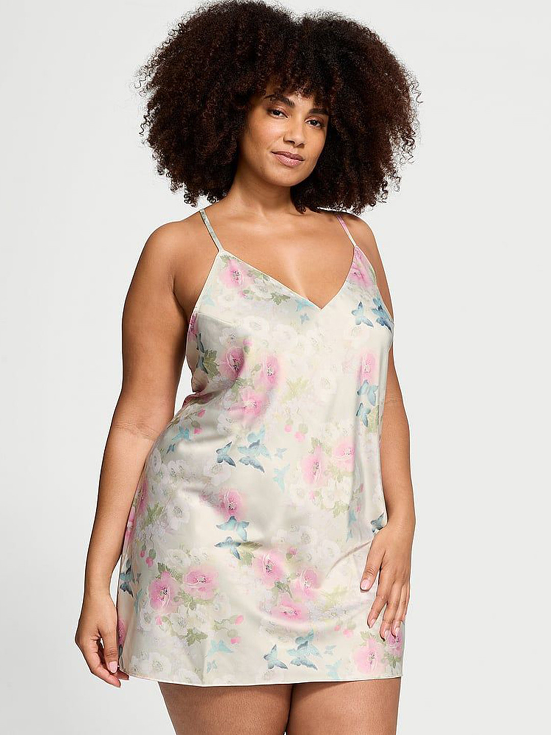Victoria's Secret Victoria's Secret Satin Open-Back Slip