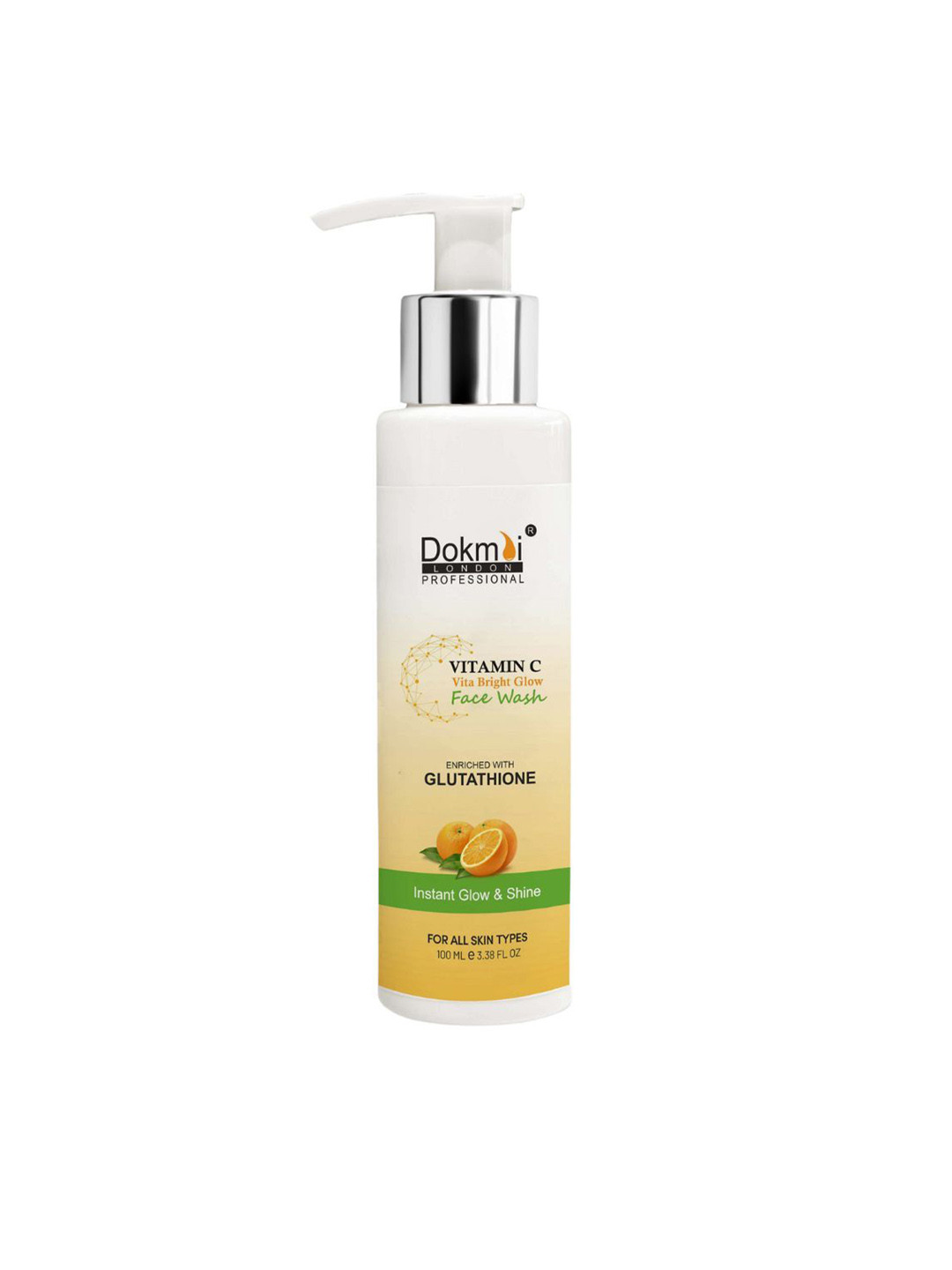 Dokmai London Professional Vitamin C Face Wash Enriched with Glutathione - 100 ml