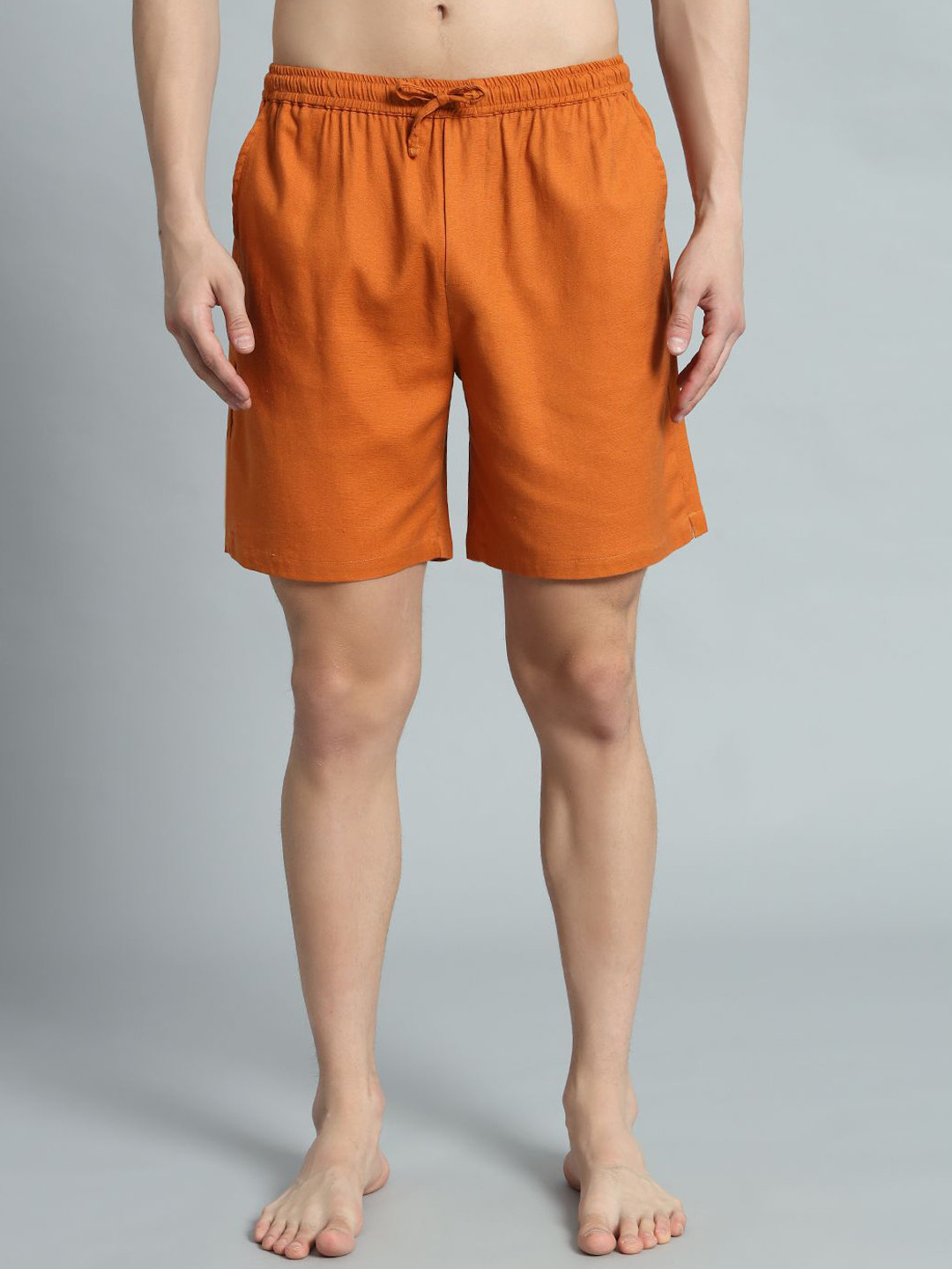 OWO THE LABEL Men Regular Fit Ultra Comfortable Pure Linen Boxers