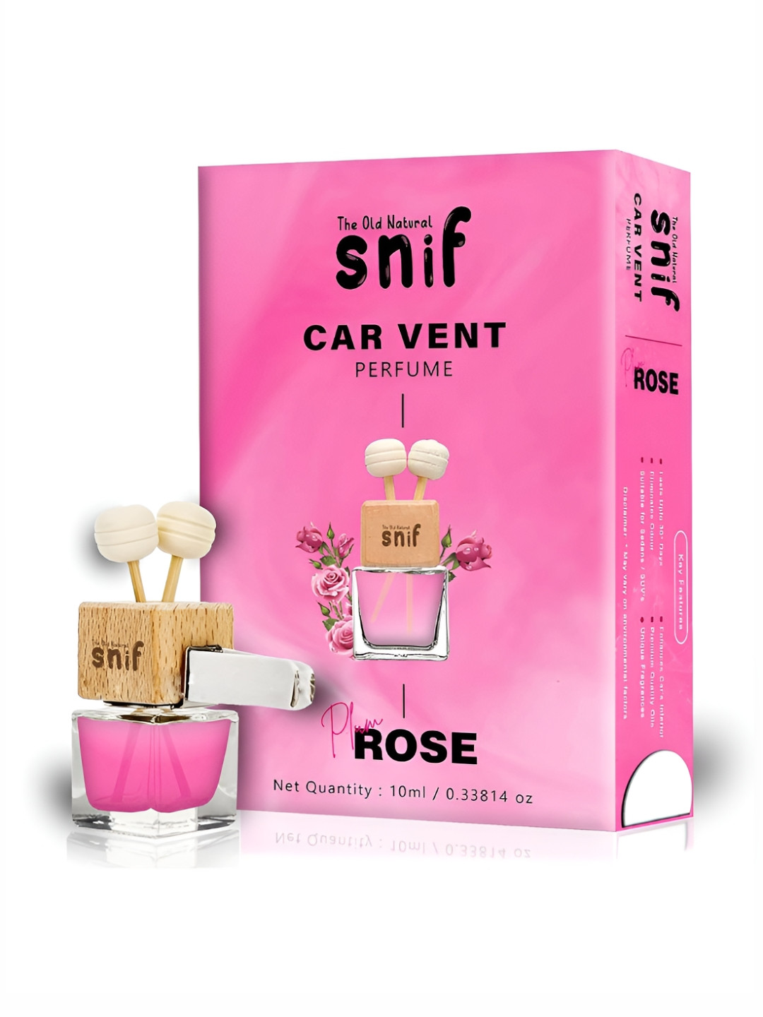 The Old Natural  Pink Plum Car Air Freshner - 10 ml