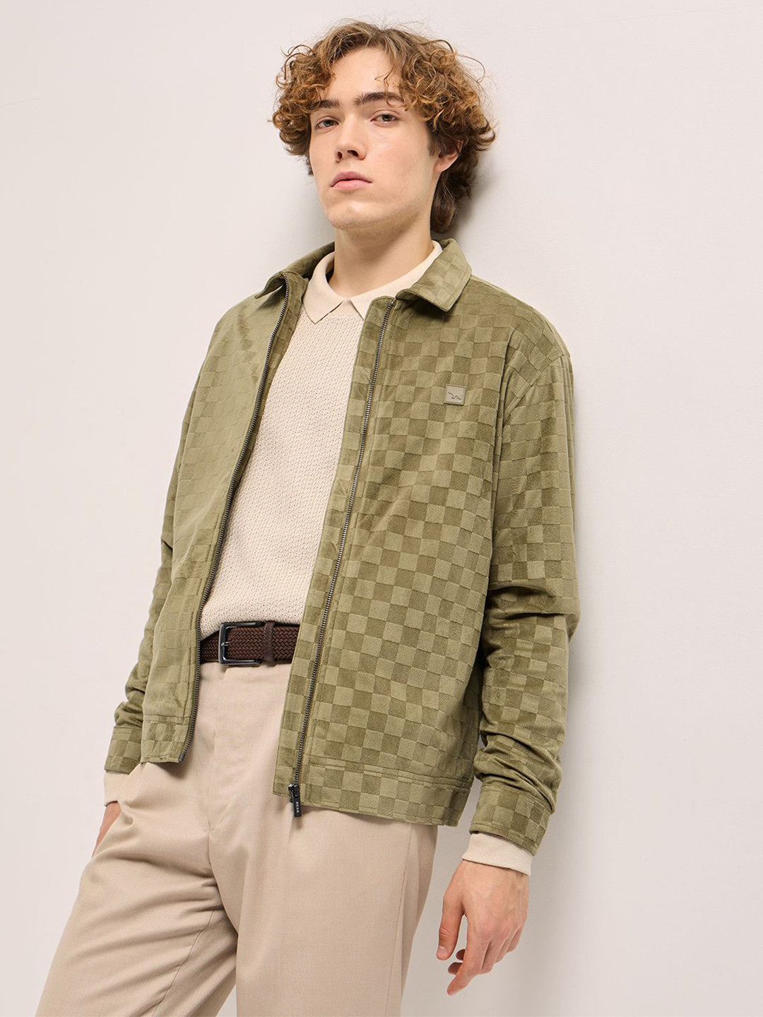 The Bear House Men Lightweight Outdoor Open Front Jacket