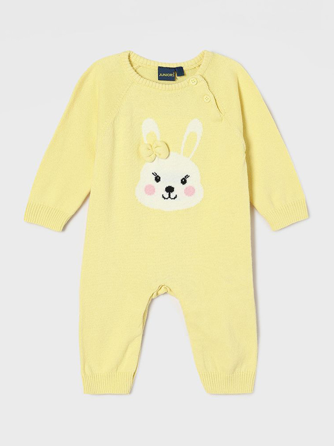 Juniors by Lifestyle Infant Girls Self Design Pure Cotton Rompers