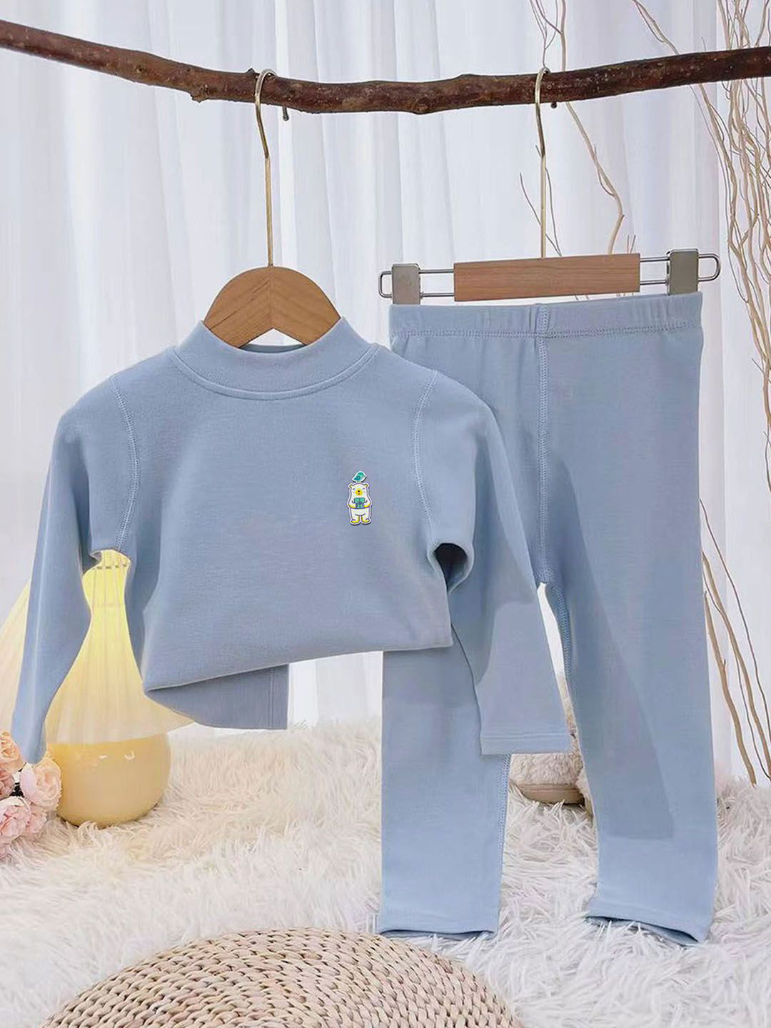 Little Surprise Box LLP Kids Crew Neck Thermal Set