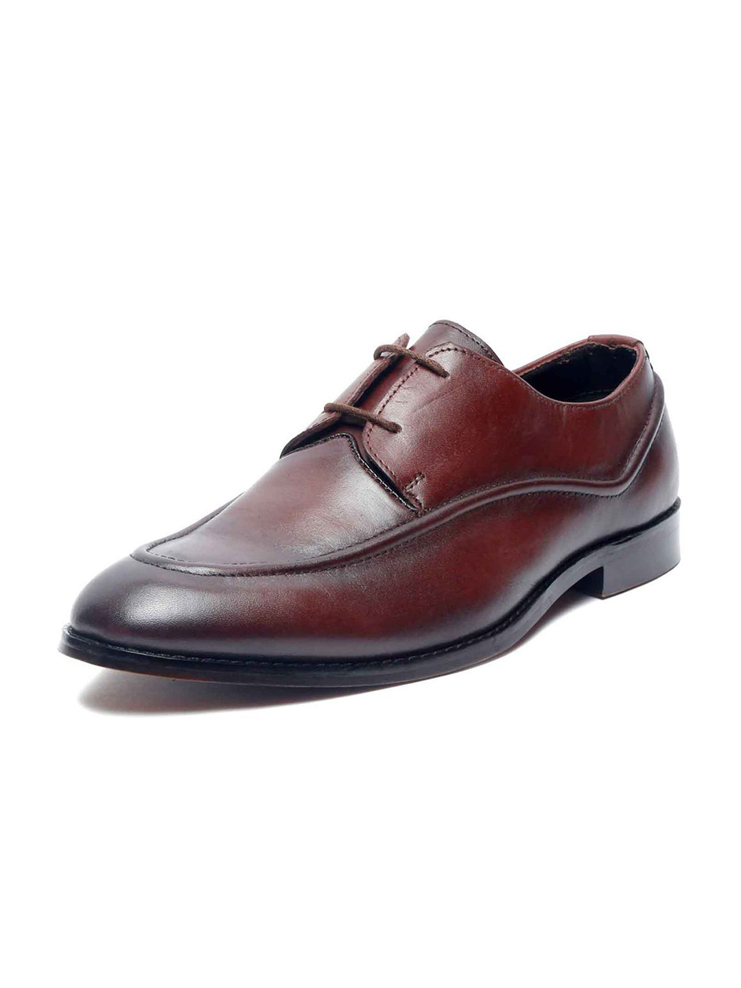 LOUIS STITCH Men Leather Formal Lace-Ups Derbys