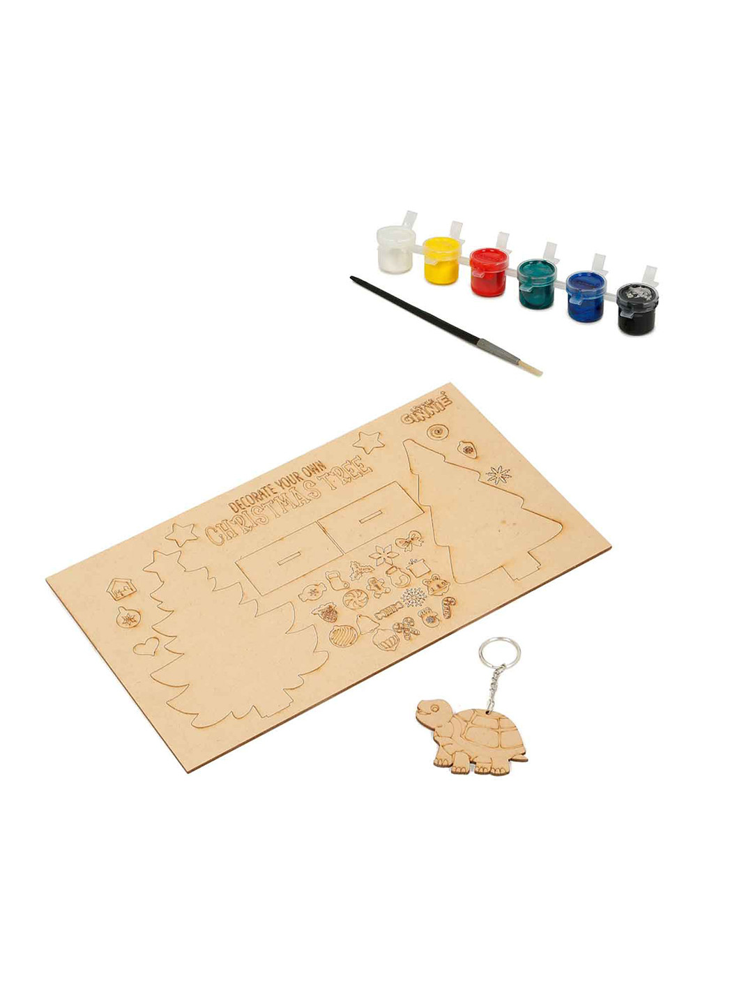 LITTLE GINNIE Kids Santa and Christmas DIY Puzzle Kit