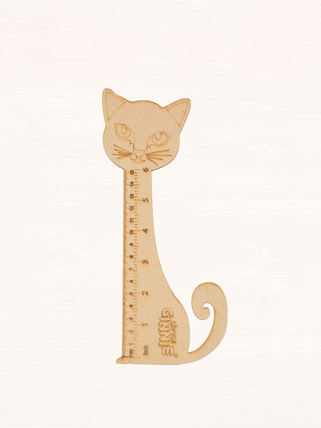 LITTLE GINNIE Brown Self Design Craft Accessories Stationery