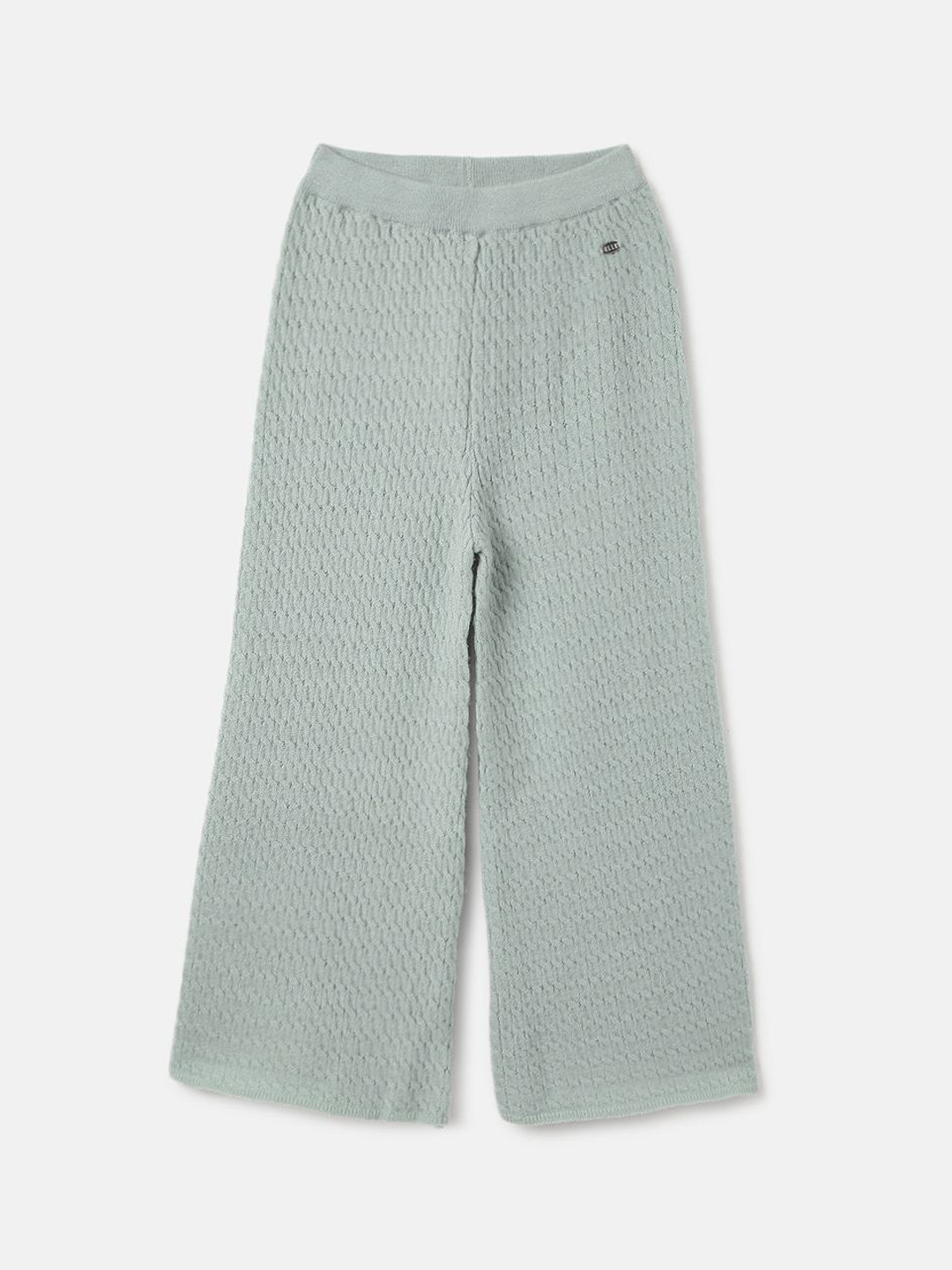 ELLE Girls Self Design Mid-Rise Flat-Front Trouser