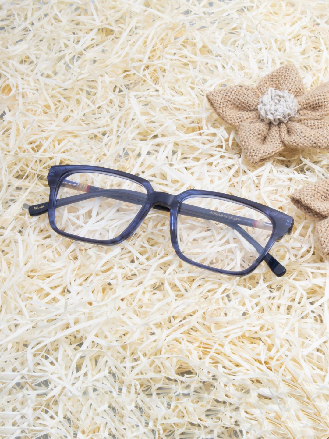 Ted Smith Unisex 100% Acetate Full Rim Rectangle Frames