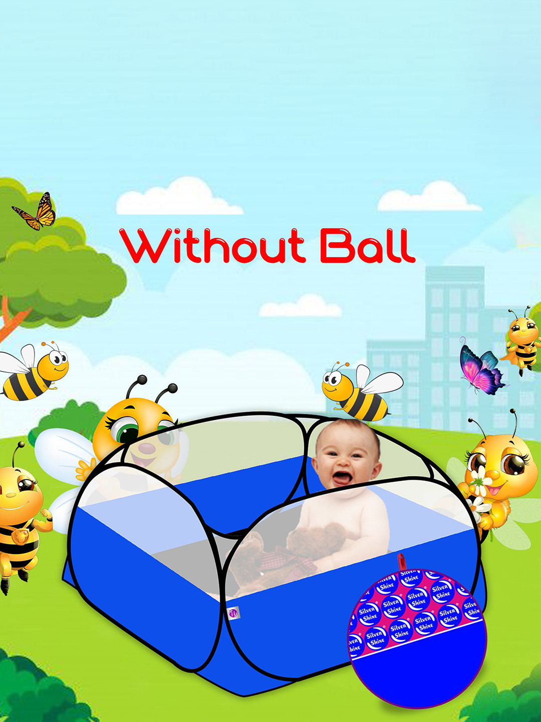 Silver Shine Boys Colorful Ball Pool Tent