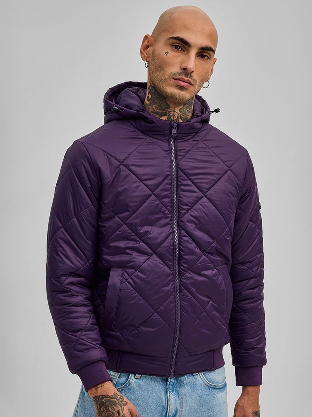 Snitch Men Quilted Jacket