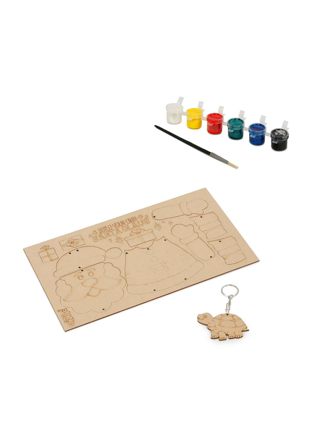 LITTLE GINNIE Kids Santa and Christmas DIY Kit Puzzle