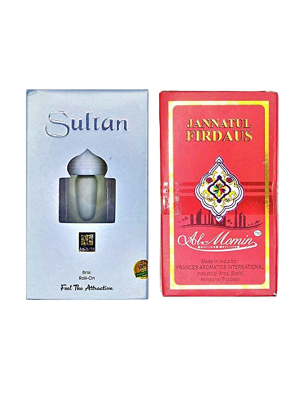 RAVIOUR LIFESTYLE Set Of 2 Jannat Ul Firdous & Sultan Non Alcoholic Attar- 8ml Each