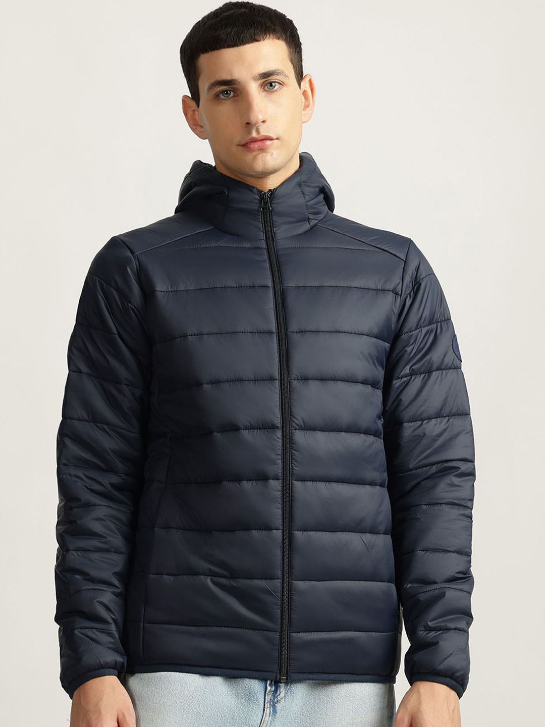LINDBERGH Men Solid Hooded Puffer Jacket