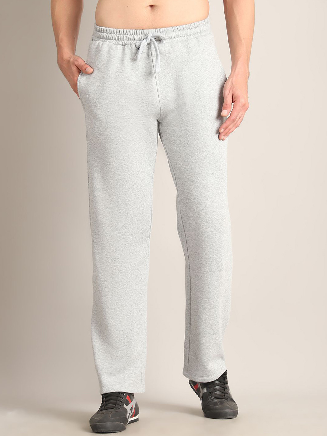 Rute Men Pure Cotton Mid-Rise Track Pants