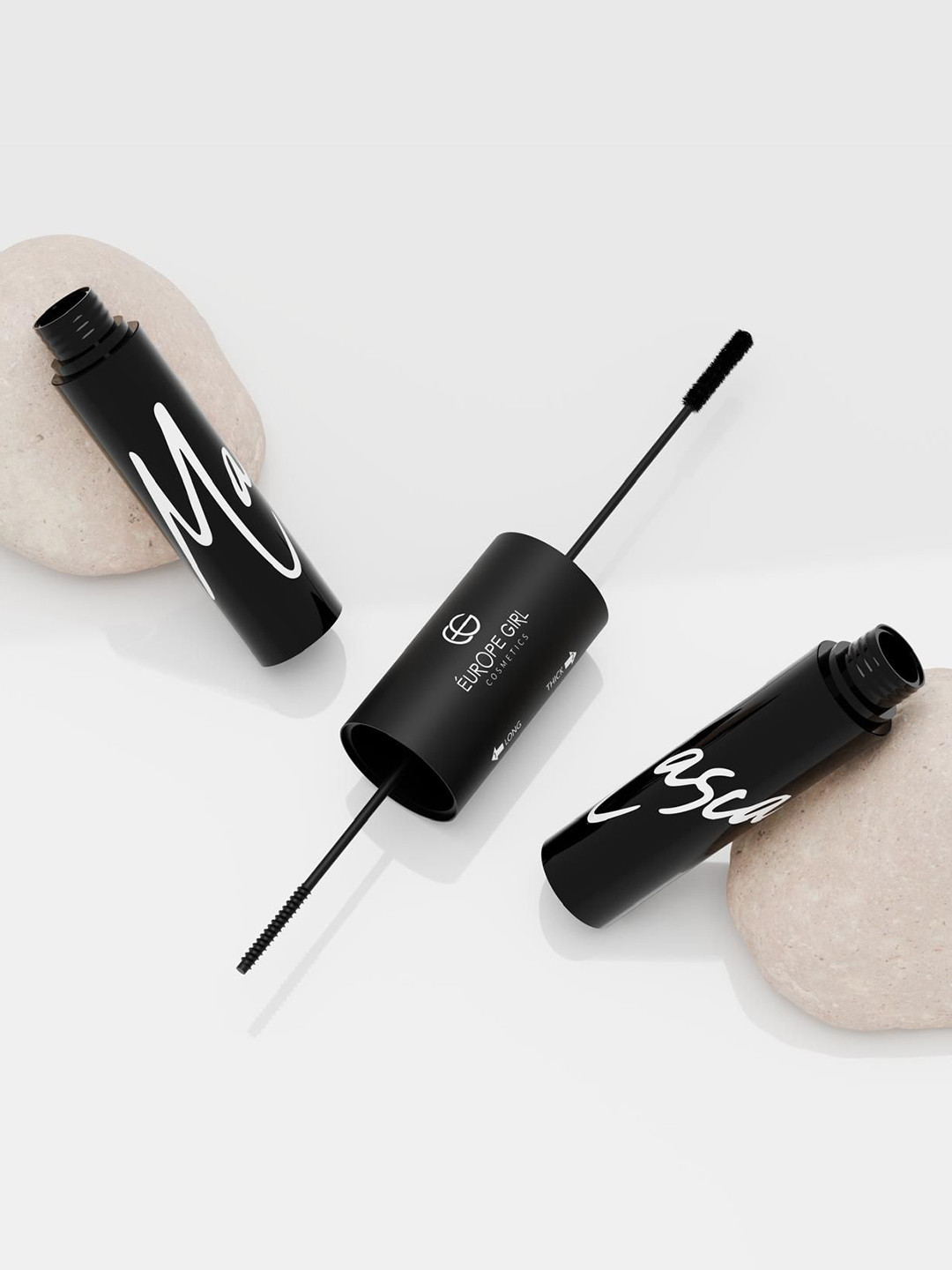 EUROPE GIRL 2 In 1 Waterproof Mascara - 5 g - Black