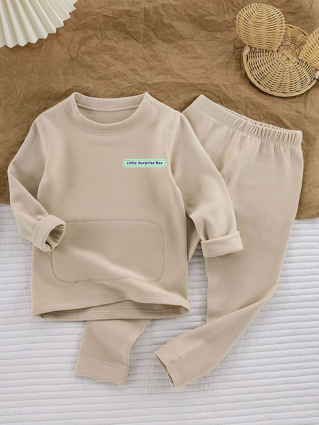 Little Surprise Box LLP Kids Round Neck Thermal Set