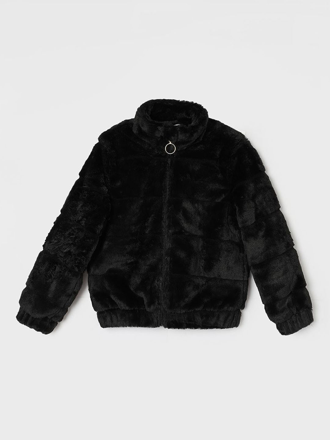 Fame Forever by Lifestyle Girls Tailored Jacket with Faux Fur Detail