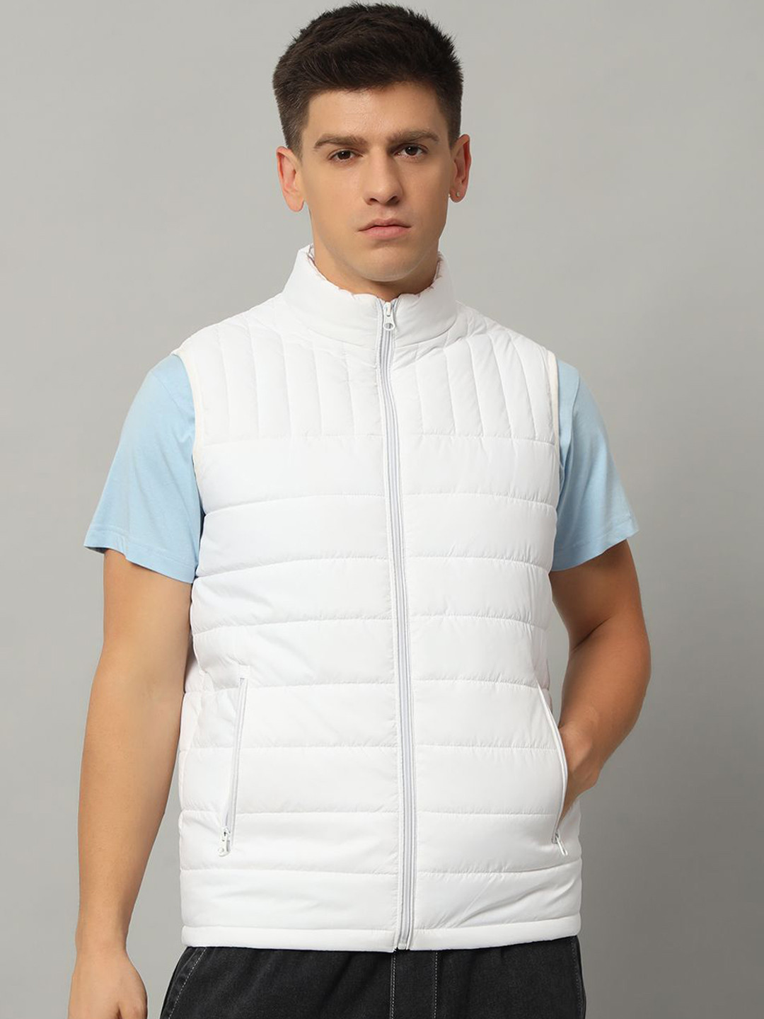 AR-FIT Men Solid Lightweight Padded Jacket