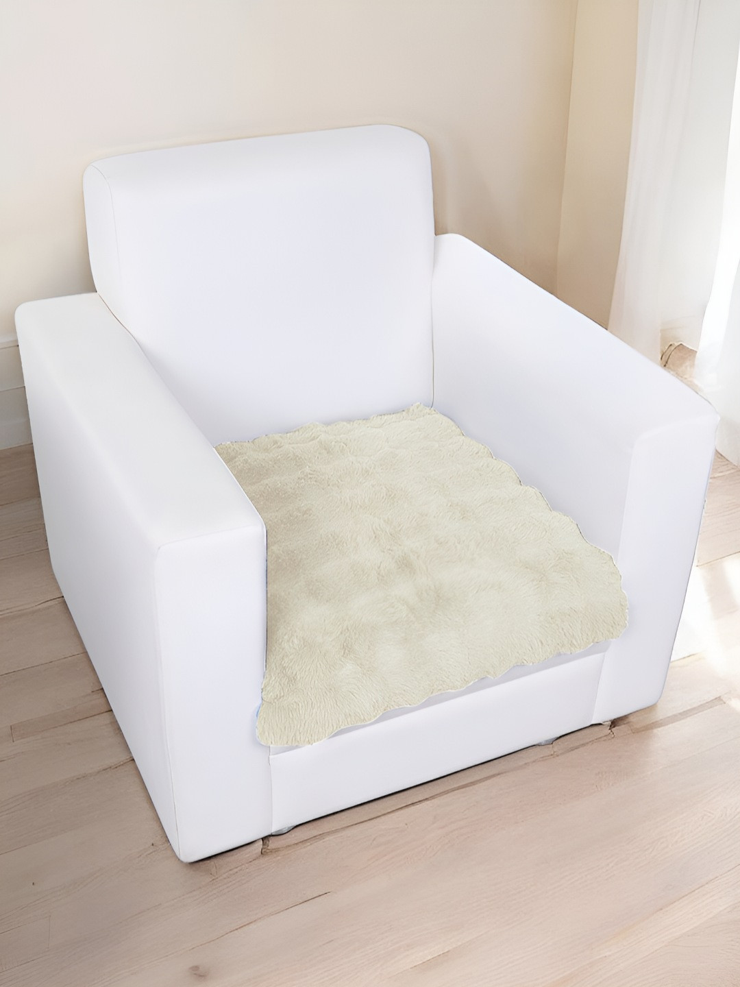 Story@home White Soft Sofa Cover