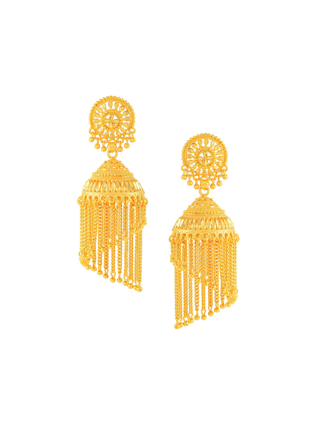 MEMOIR Gold-Plated Classic Jhumkas
