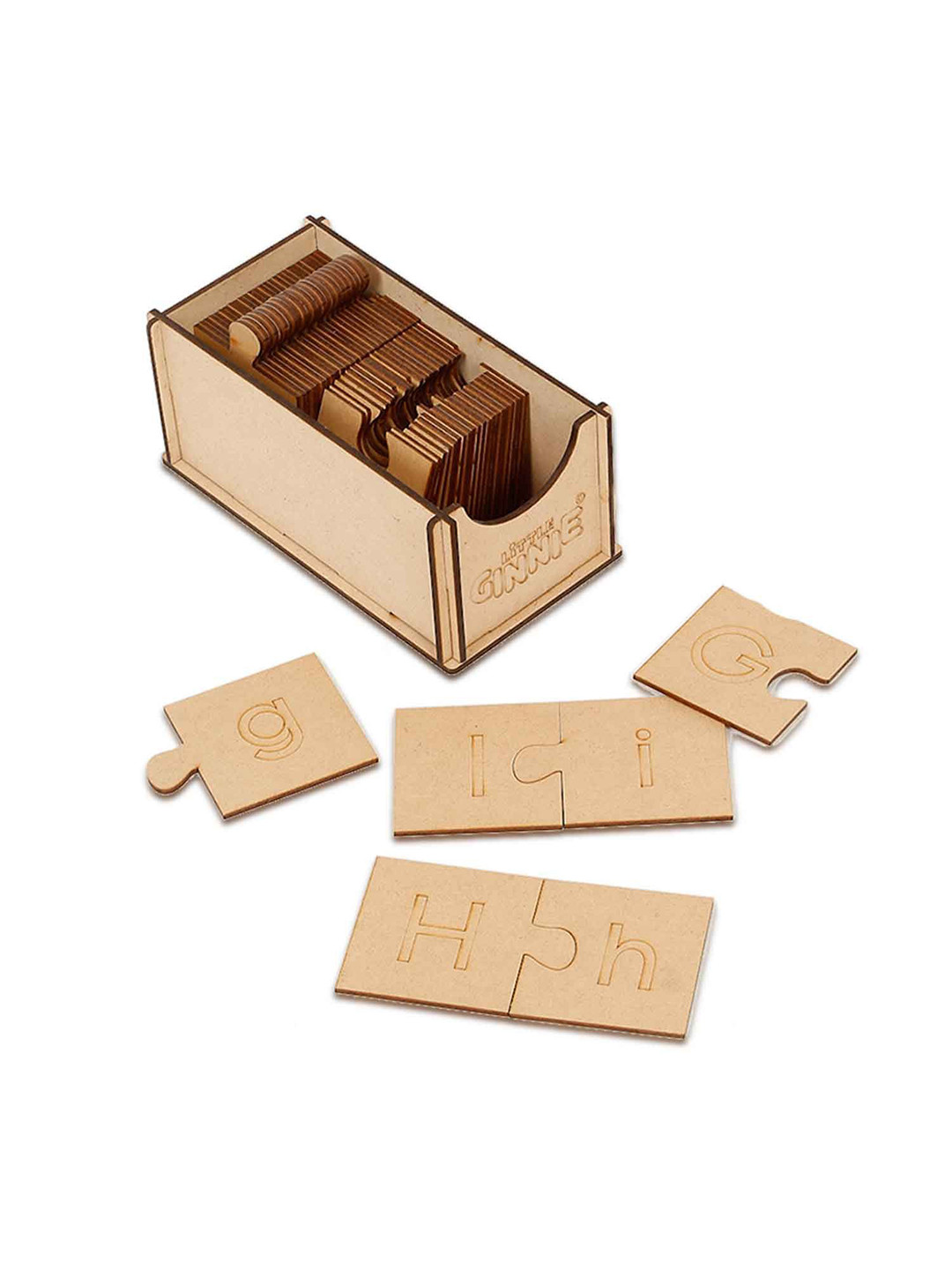 LITTLE GINNIE Kids Alphabet Matching DIY Kit Puzzle