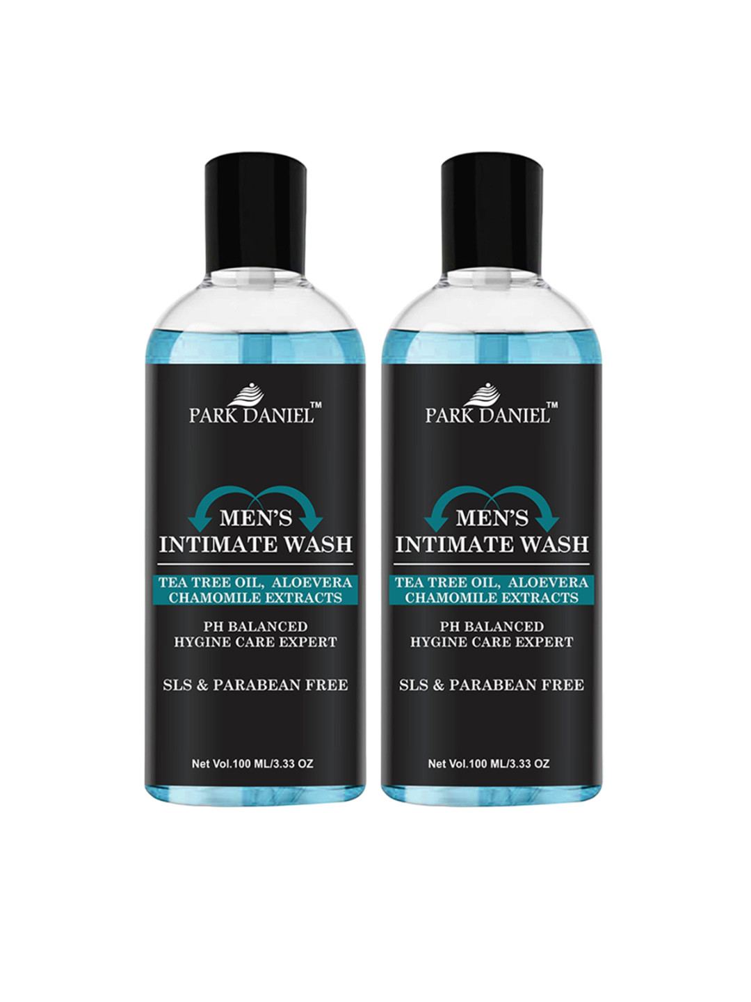 Park Daniel Set Of 2 Natural PH Balanced Men's Intimate Wash- 100 ml Each
