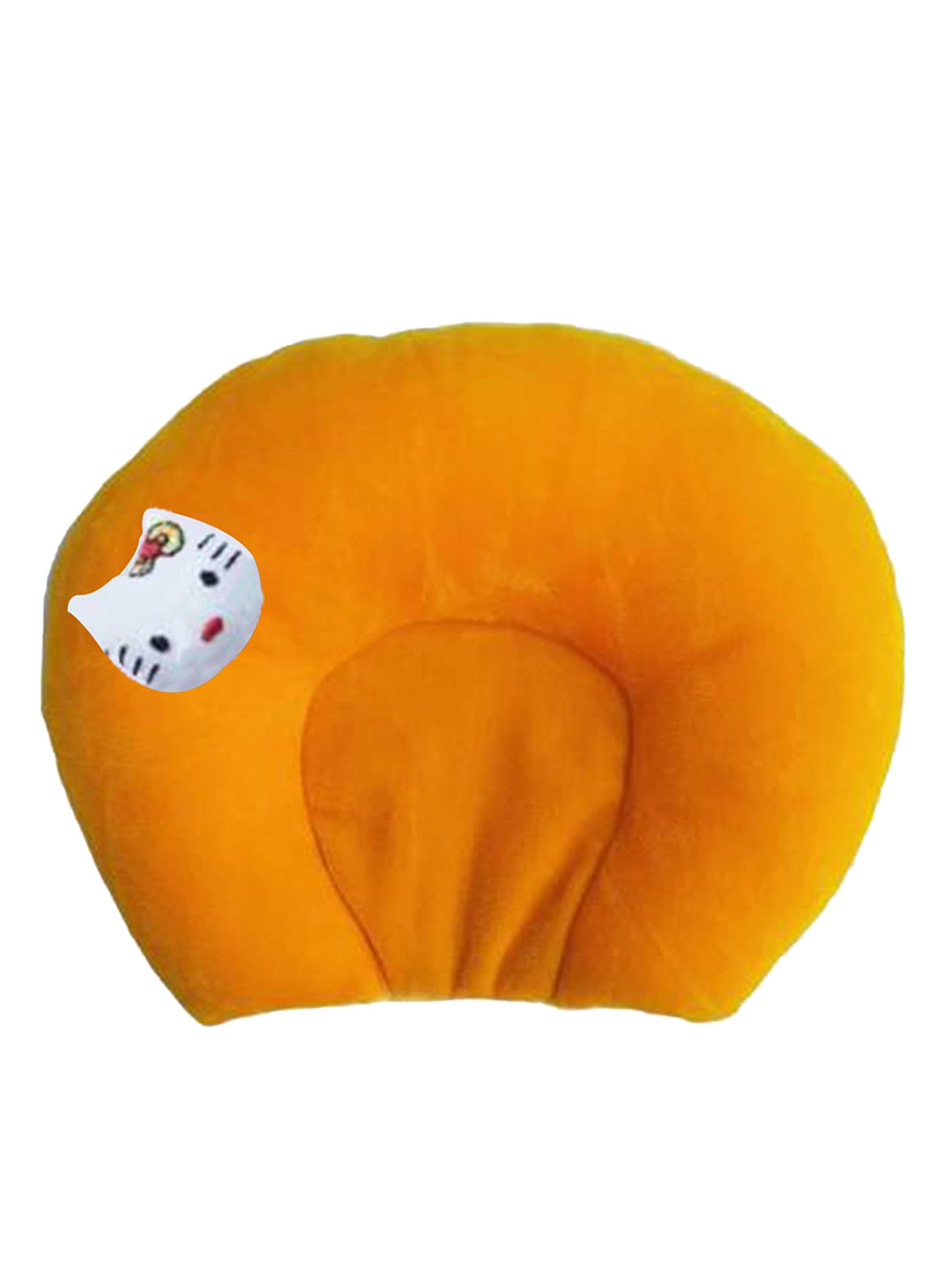 NeonateCare KIds Cotton Baby Mustard Baby Pillow