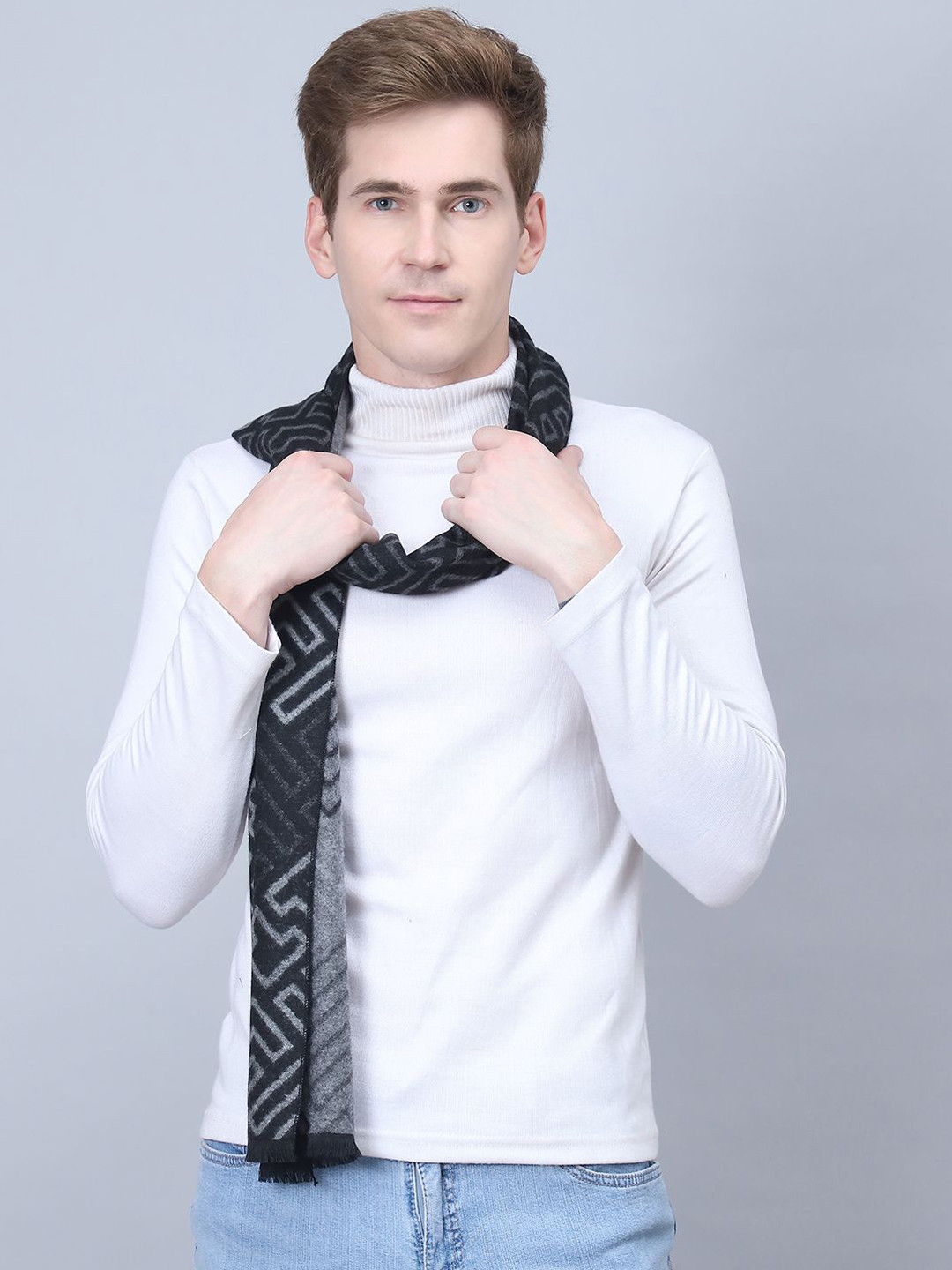 ELLIS Men Striped Muffler
