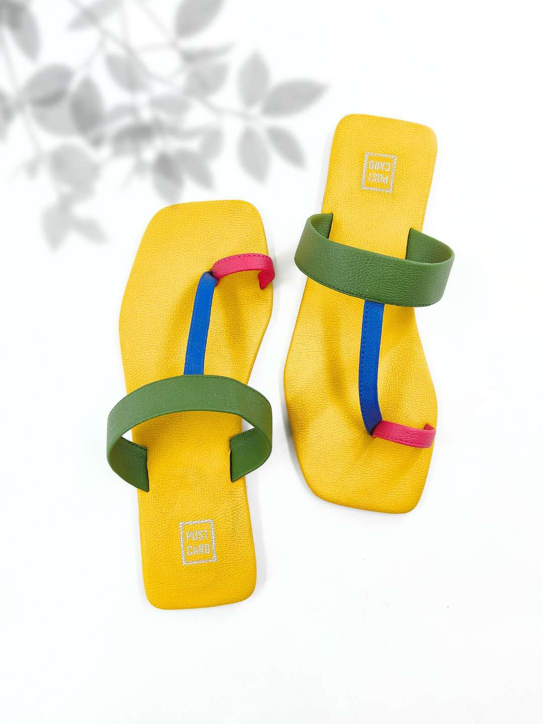 POSTCARD Women Colourblocked One Toe Flats