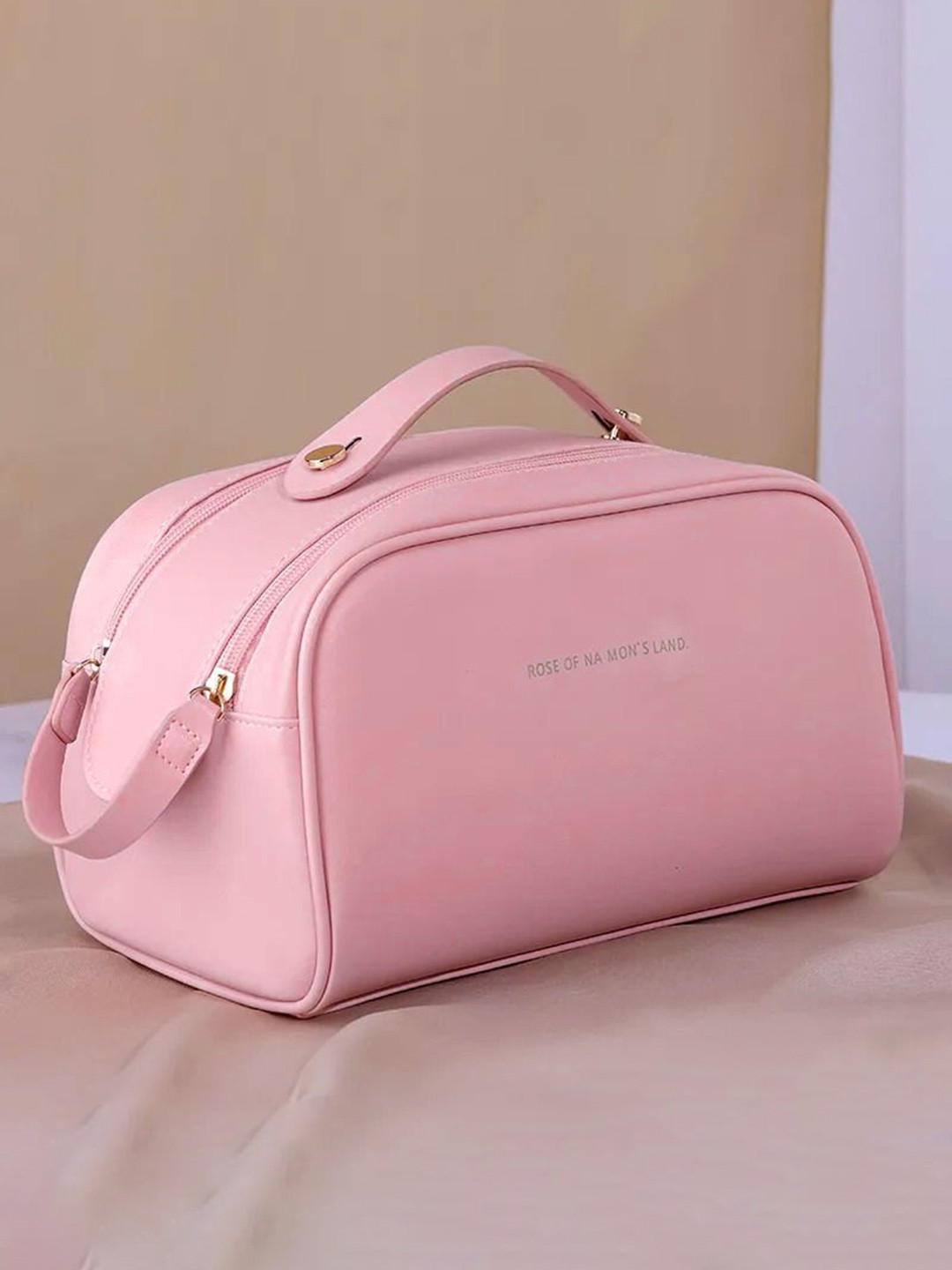 NFI essentials Portable Cosmetic Makeup Pouch - Pink