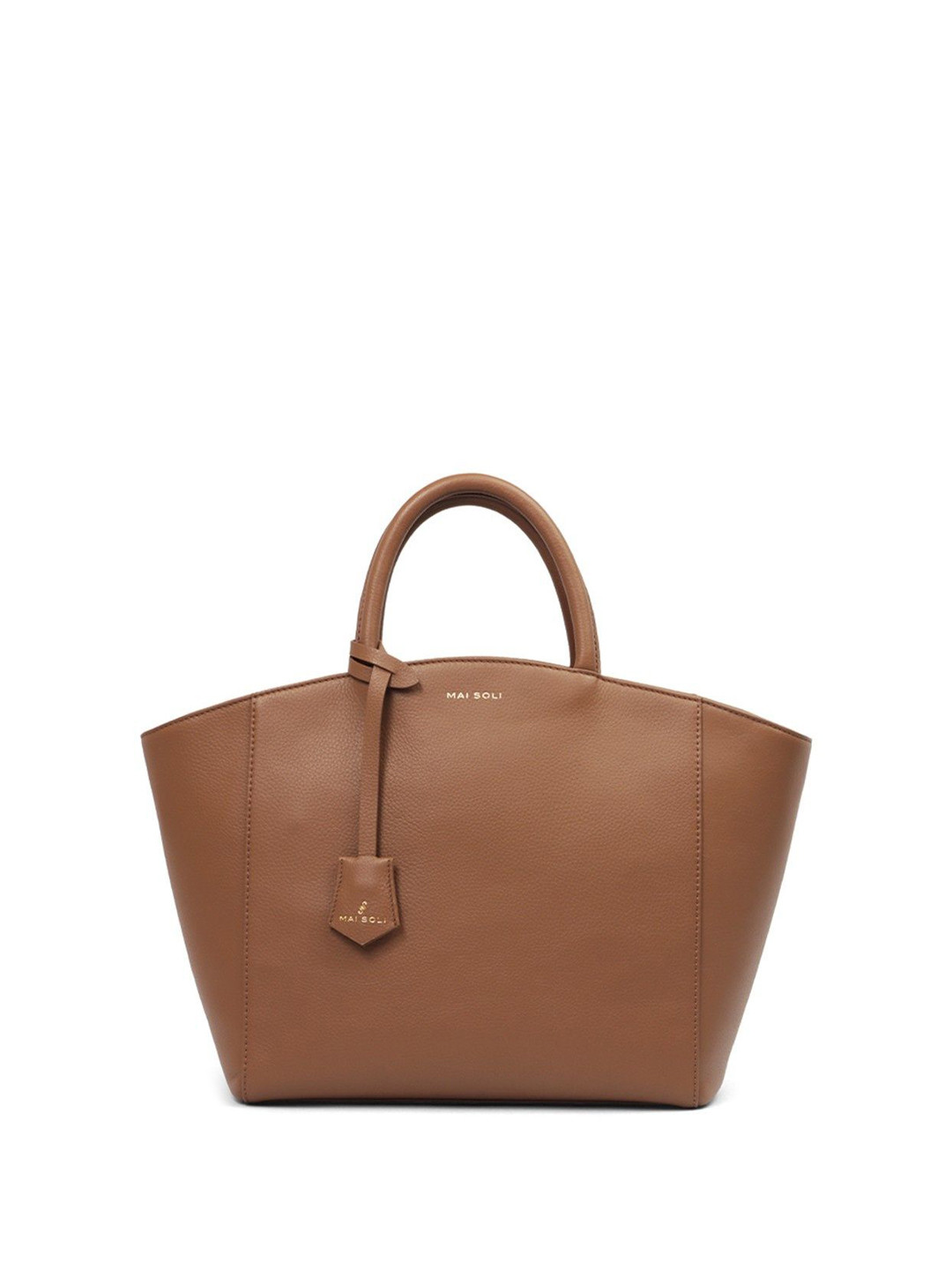 Women Hazelnut Genuine Leather Riley Satchel Bag
