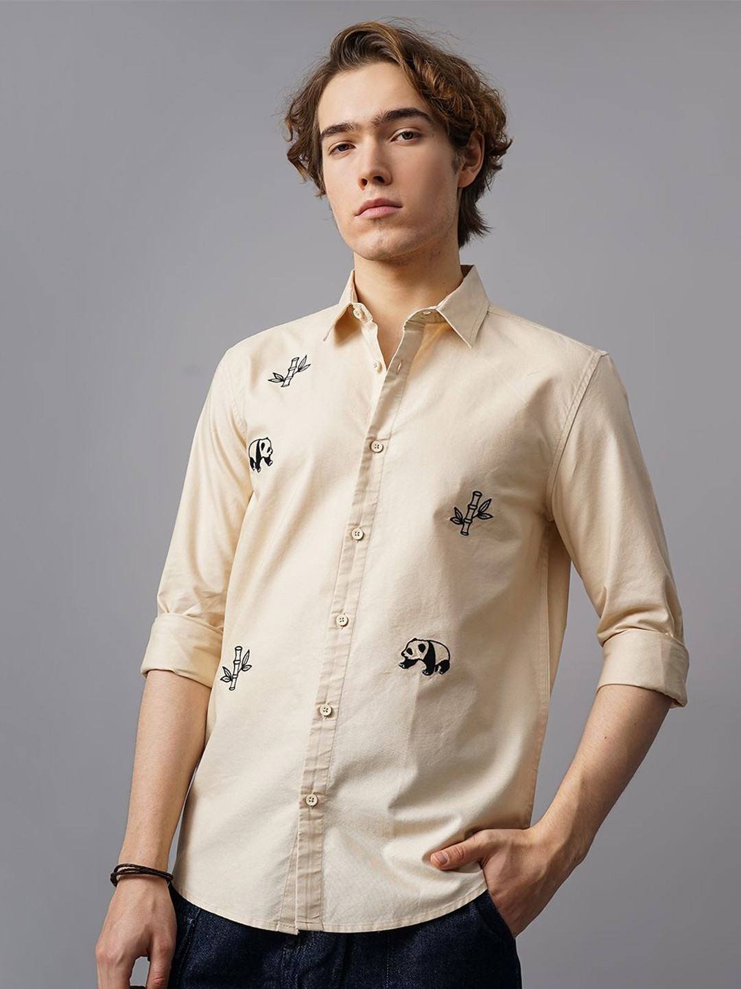 British Club Classic Printed Casual Shirt