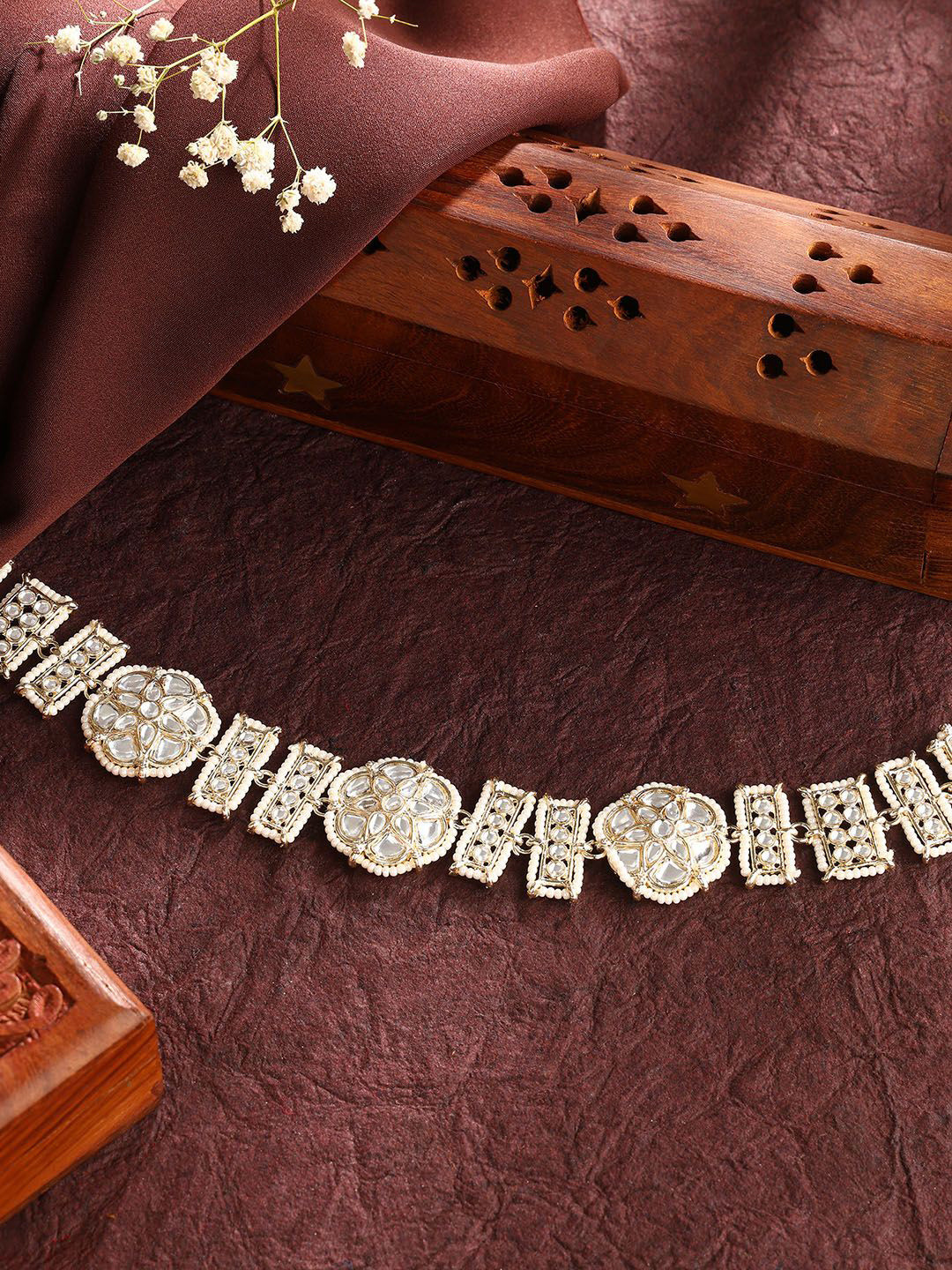 Priyaasi Women Embellished Matha Patti Hairband